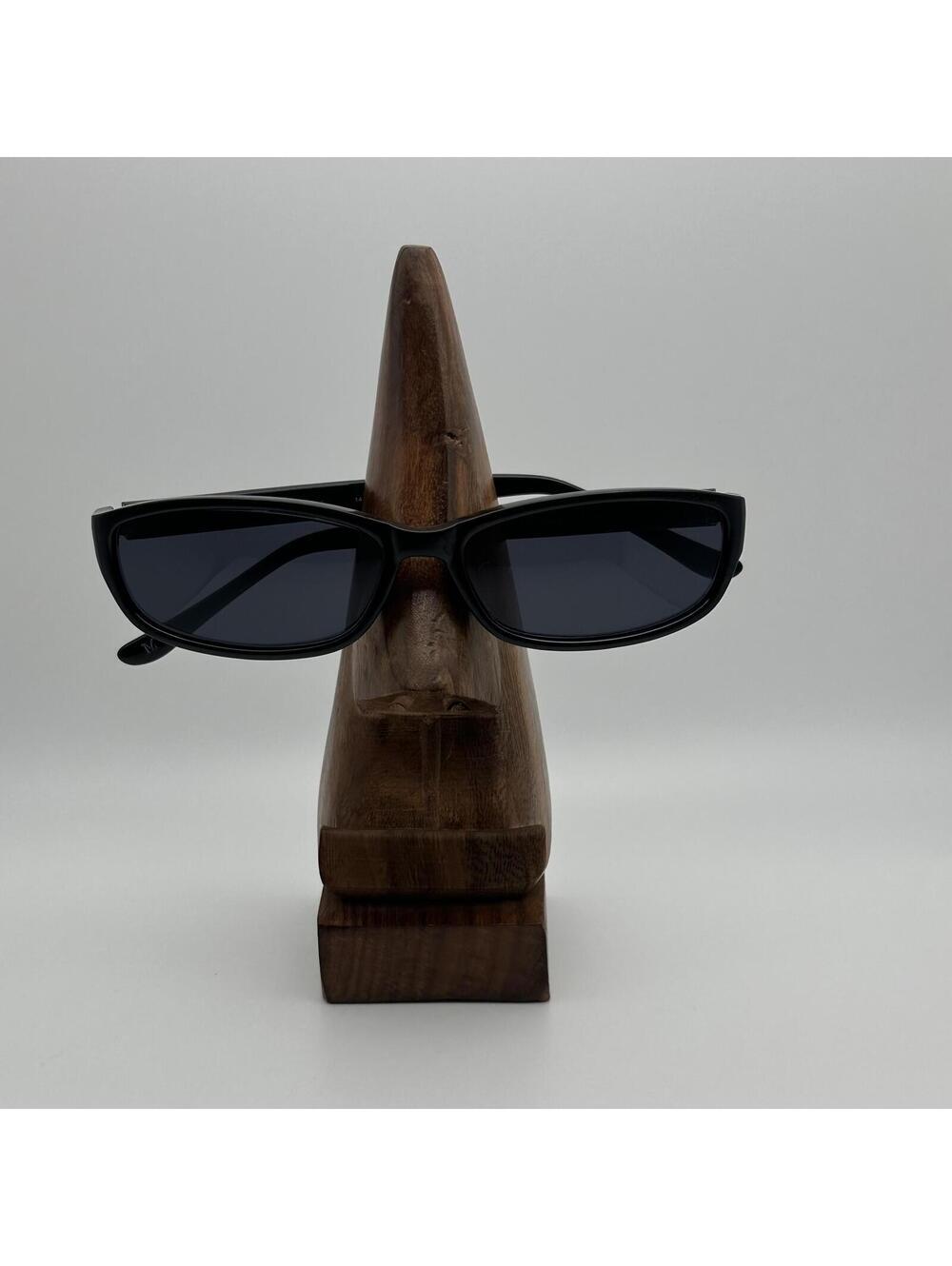 Esprit Black Rectangular Oval Sunglasses